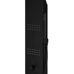 Corsan LED Kaskada panel prysznicowy ścienny termostatyczny czarny A014TBLLEDW