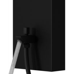 Corsan LED Kaskada panel prysznicowy ścienny termostatyczny czarny A014TBLLEDW