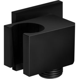 Corsan przyłącze kątowe z uchwytem czarny półmat CMU006CZARNY
