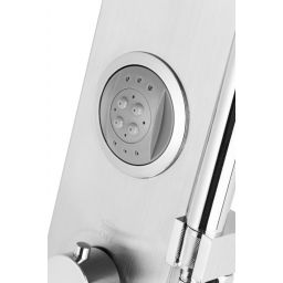 Corsan Snake panel prysznicowy ścienny termostatyczny srebrny S-002SNAKE