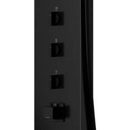 Corsan Neo panel prysznicowy ścienny termostatyczny czarny S060TBL