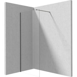 Deante Prizma ścianka prysznicowa walk-in 120 cm titanium/szkło przezroczyste KTJ_D32P