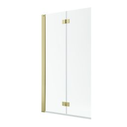 Radaway Nes Gold PND I parawan nawannowy 100 cm 2-częściowy złoty połysk/szkło przezroczyste 10010100-09-01L