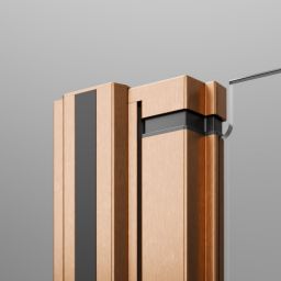 Radaway Nes Brushed Copper PND I parawan nawannowy 100 cm prawy miedź szczotkowana/szkło przezroczyste 10010100-93-01R