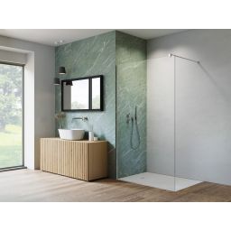 Radaway Nes Walk-In II ścianka prysznicowa 100 cm wolnostojąca chrom/szkło przezroczyste 10013100-01-01