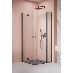 Radaway Nes 6 Brushed GunMetal H-KDD II drzwi prysznicowe 90 cm składane gunmetal szczotkowany/szkło przezroczyste 10016090-92-01R