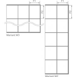 Radaway Nes Black S1 ścianka prysznicowa 80 cm boczna czarny mat/szkło Factory 10039080-54-55