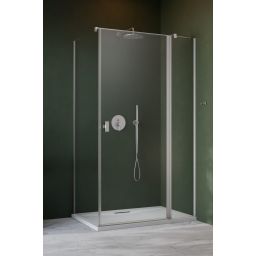 Radaway Nes Brushed Nickel KDJ II drzwi prysznicowe 100 cm prawe nikiel szczotkowany/szkło przezroczyste 10032100-91-01R