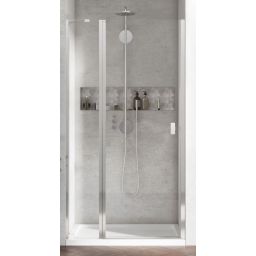 Radaway Nes DWJ II drzwi prysznicowe 90 cm wnękowe lewe chrom/szkło przezroczyste 10036090-01-01L