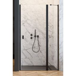 Radaway Nes Black DWJ II drzwi prysznicowe 110 cm prawe czarny mat/szkło przezroczyste 10036110-54-01R