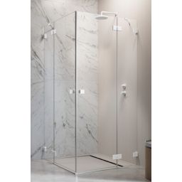 Radaway Essenza Pro White KDD kabina prysznicowa część lewa 90x90 cm kwadratowa 10096090-04-01L