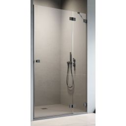 Radaway Essenza Pro Black DWJ drzwi prysznicowe 120 cm wnękowe prawe czarny mat/szkło przezroczyste 10099120-54-01R