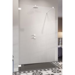 Radaway Essenza Pro White Walk-In ścianka prysznicowa 150 cm wolnostojąca biały mat/szkło przezroczyste 10103150-04-01