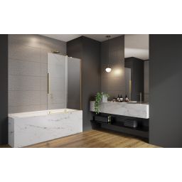 Radaway Furo PND II drzwi parawanu 63,8 cm prawe złoty/szkło przezroczyste 10109638-09-01R