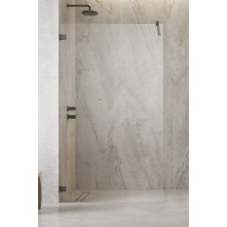 Radaway Essenza Pro 8 Brushed GunMetal Walk-in II ścianka prysznicowa 110 cm gunmetal szczotkowany/szkło przezroczyste 1012110-92-01
