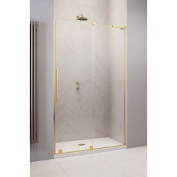 Radaway Furo SL Gold DWJ drzwi prysznicowe 57,2 cm wnękowe prawe złoty połysk/szkło przezroczyste 10307572-09-01R