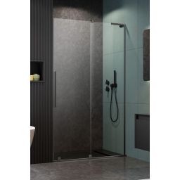 Radaway Furo SLDWJ drzwi prysznicowe 62,2 cm prawe gunmetal szczotkowany/szkło przezroczyste 10307622-92-01R