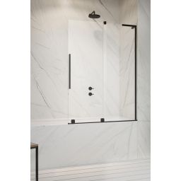 Radaway Furo SL Black PND II drzwi parawanu 53,8 cm prawe czarny mat/szkło przezroczyste 10309538-54-01R