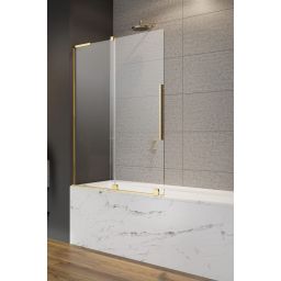 Radaway Furo SL Gold PND II drzwi parawanu 53,8 cm lewe złoty połysk/szkło przezroczyste 10309538-09-01L