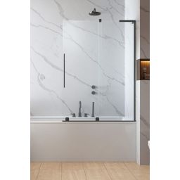 Radaway Furo SLPND II parawan nawannowy 100 cm prawy gunmetal szczotkowany/szkło przezroczyste 10309538-92-01R/10112494-01-01