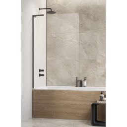 Radaway Modo SL Brushed Gunmetal PNJ II parawan nawannowy 70 cm lewy gunmetal szczotkowany/szkło przezroczyste 10316070-92-01L