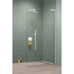 Radaway Modo SL White II Walk-In ścianka prysznicowa 80 cm prawa wolnostojąca biały mat/szkło przezroczyste 10319084-04-01R