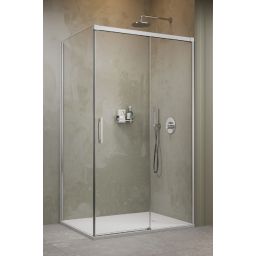 Radaway Idea 8 KDJ drzwi prysznicowe 57 cm rozsuwane chrom połysk/szkło przezroczyste 10340570-01-01R