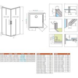 Radaway Idea KDD kabina prysznicowa część prawa 80 cm czarny mat/szkło przezroczyste 10370080-54-01R