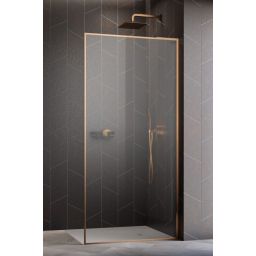 Radaway Modo F Brushed Copper II ścianka prysznicowa 120 cm miedź szczotkowana/szkło przezroczyste 10419124-93-01R