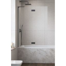 Radaway Essenza 8 SL Brushed GunMetal PND II parawan nawannowy 100 cm 2-częściowy gunmetal szczotkowany/szkło przezroczyste 10500100-92-01L