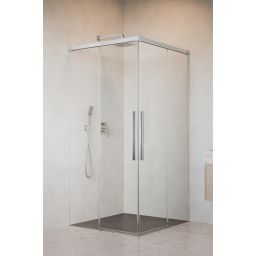 Radaway Idea 8 QL KDD kabina prysznicowa część prawa 80x80 cm kwadratowa chrom połysk/szkło przezroczyste 10590080-01-01R