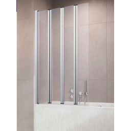 Radaway Eos PNW4 parawan nawannowy 86 cm chrom/szkło przezroczyste 1205401-101