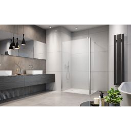 Radaway Eos Walk-In ścianka prysznicowa 90 cm lewa chrom/szkło przezroczyste 13799501-01L