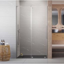 Radaway Furo SL Brushed Nickel DWJ drzwi prysznicowe NA WYMIAR 115 cm rozsuwane nikiel szczotkowany/szkło przezroczyste 20250306-142530-182502