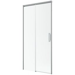 Radaway Idea Brushed Nickel DWJ drzwi prysznicowe 100 cm rozsuwane nikiel szczotkowany/szkło przezroczyste 387014-91-01L
