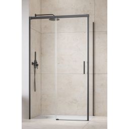 Radaway Idea 6 Brushed GunMetal KDJ drzwi prysznicowe 120 cm lewe gunmetal szczotkowany/szkło przezroczyste 387042-92-01L