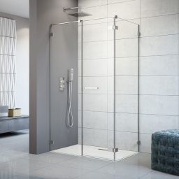 Radaway Arta KDS II ścianka prysznicowa 61,5 cm chrom+/szkło przezroczyste 1386106-03-01