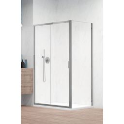 Radaway Alienta DWJ ścianka prysznicowa 80 cm boczna chrom połysk/szkło przezroczyste 10270080-01-01