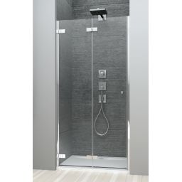 Radaway Arta DWB drzwi wnękowe 90 cm lewe chrom+/szkło przezroczyste 386151-03-01L