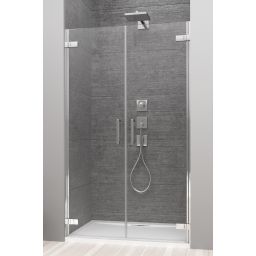 Radaway Arta DWD drzwi wnękowe 45 cm lewe chrom+/szkło przezroczyste 386031-03-01L