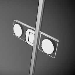 Radaway Arta KDS II ścianka prysznicowa 41,5 cm chrom+/szkło przezroczyste 1386103-03-01