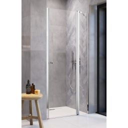 Radaway Eos DWJ II drzwi prysznicowe 90 cm wnękowe prawe chrom/szkło przezroczyste 13799441-01R