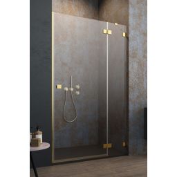 Radaway Essenza Pro Gold DWJ drzwi prysznicowe 110 cm wnękowe prawe złoty połysk/szkło przezroczyste 10099110-09-01R