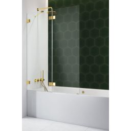 Radaway Essenza Pro Gold PND II parawan nawannowy 100 cm lewy złoty/szkło przezroczyste 10102100-09-01L