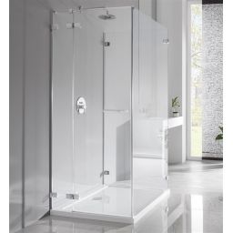 Radaway Euphoria KDJ P drzwi prysznicowe 90 cm lewe chrom/szkło przezroczyste 383612-01L/383241-01L