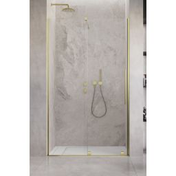 Radaway Furo Brushed Gold DWJ drzwi prysznicowe 52,2 cm lewe złoty szczotkowany/szkło przezroczyste 10107522-99-01L