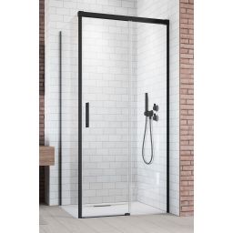 Radaway Idea Black KDJ drzwi prysznicowe 100 cm prawe czarny mat/szkło przezroczyste 387040-54-01R
