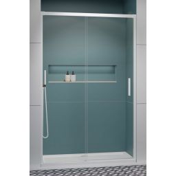 Radaway Idea White DWJ drzwi prysznicowe 120 cm wnękowe lewe biały mat/szkło przezroczyste 387016-04-01L