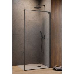 Radaway Modo F SL Brushed Gunmetal II ścianka prysznicowa 100 cm gunmetal szczotkowany/szkło przezroczyste 10419104-92-01R