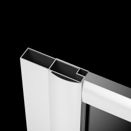 Radaway Classic profil poszerzający U +4 cm biały mat P01-124185004